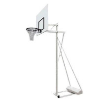 Trụ bóng rổ di động DA-04 – bảng kính cường lực