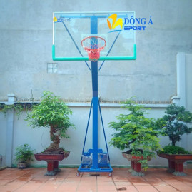 Trụ bóng rổ cố định DA-03 bảng kính cường lực