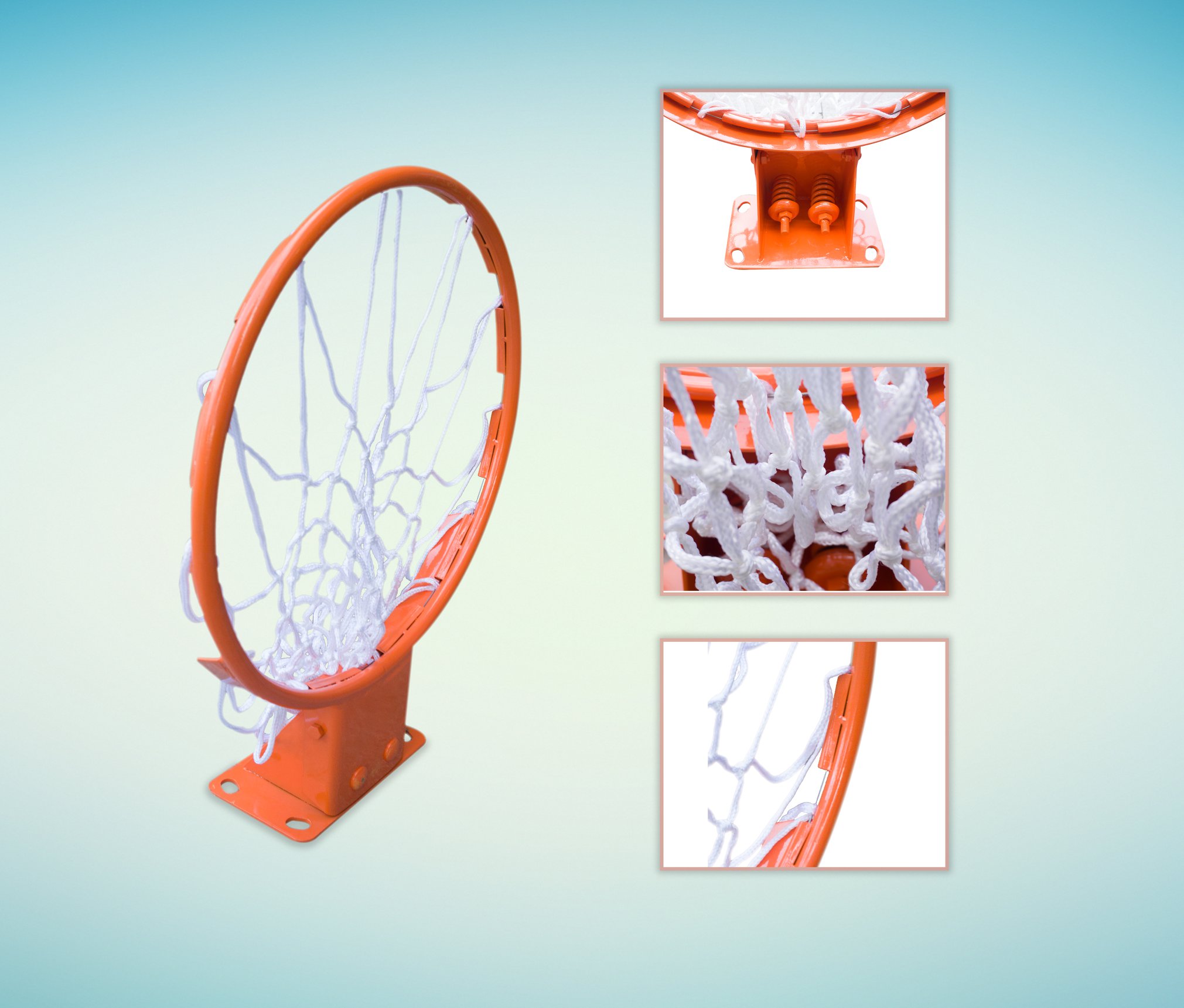 Chi tiết vành bóng rổ tiêu chuẩn thi đấu