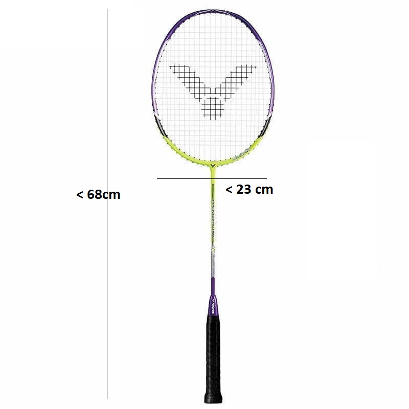 Kích thước vợt cầu lông