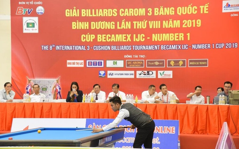 Giải Billiards Carom 3 băng Truyền thống Quốc tế Bình Dương lần thứ 8