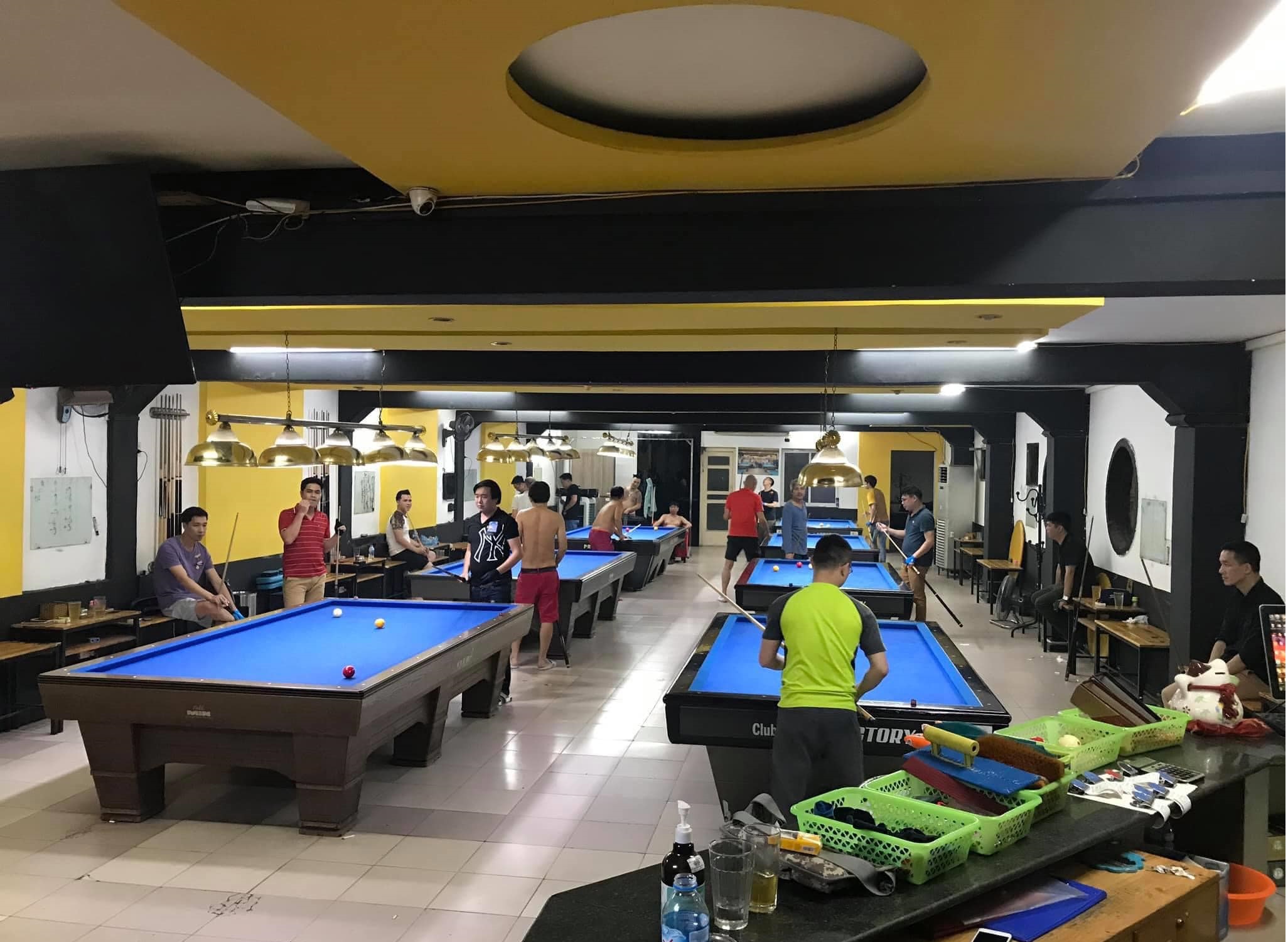 Không gian của Victory Billiard - câu lạc bộ bida gần tại Hà Nội