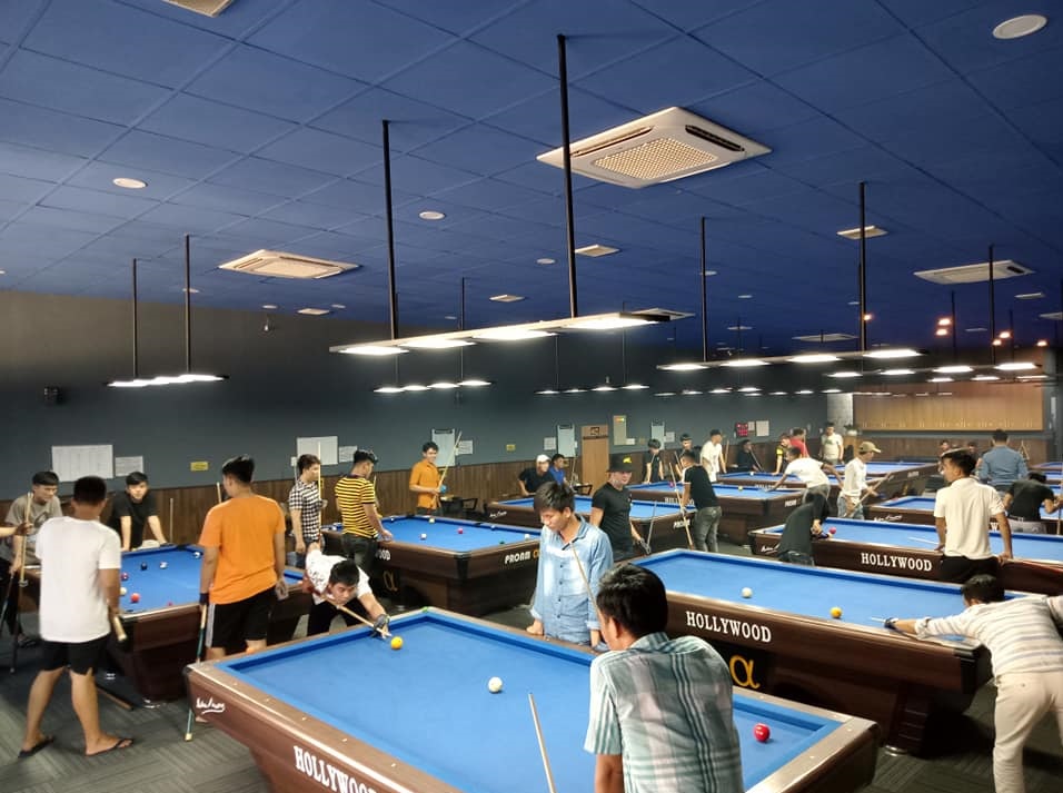 Không gian tại PBA Billiards Club