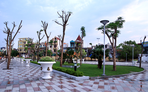 Một khung cảnh chụp tại công viên Tam Bạc Hải Phòng