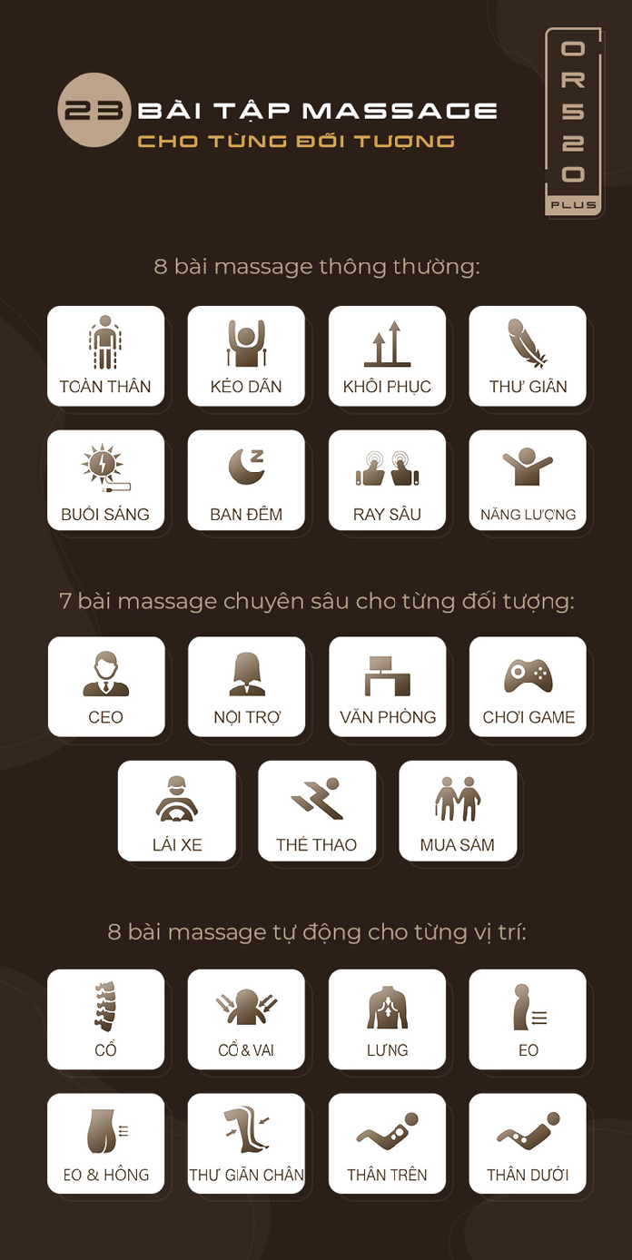 Ghế massage Oreni OR-520 Plus