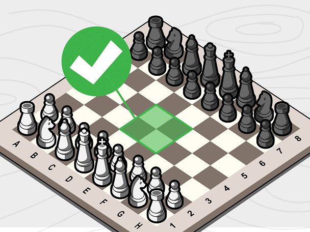 Cách xếp bàn cờ vua