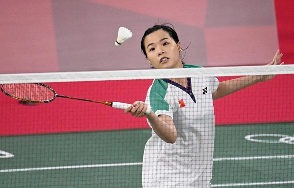 Ở nội dung đơn nữ, tay vợt Nguyễn Thùy Linh đang xếp hạng 53 thế giới