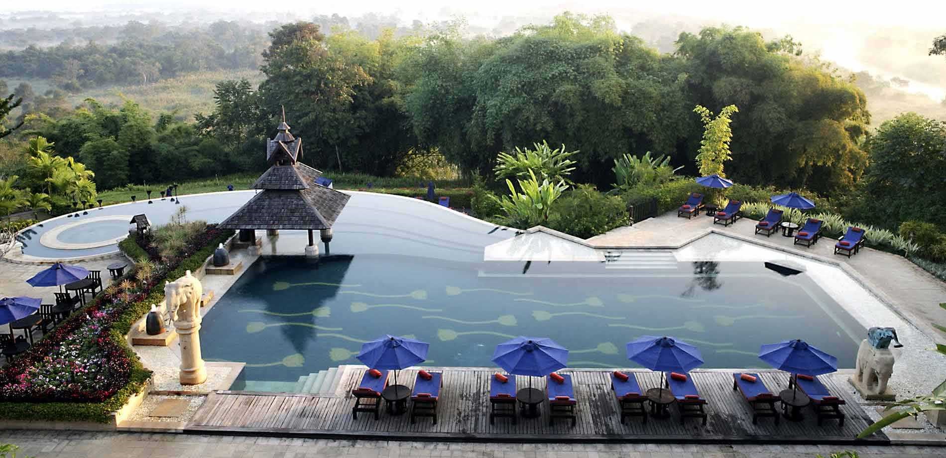Hình ảnh bể bơi Anantara Golden Triangle Elephant Camp & Resort tại Thái Lan
