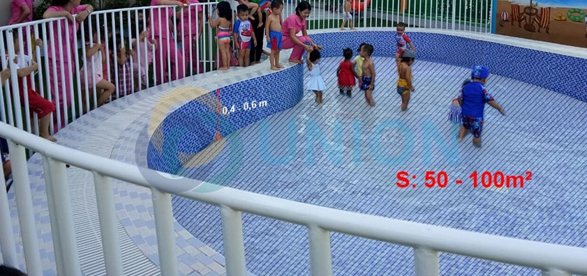 Kích thước bể bơi cho trẻ mẫu giáo