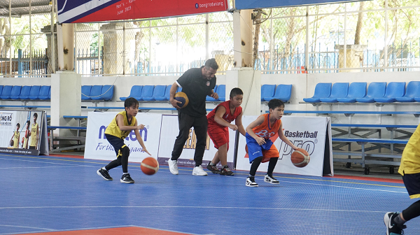 Quá trình tập luyện tại Trung tâm bóng rổ Đà Nẵng BDC